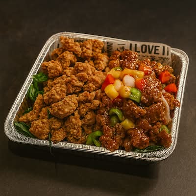 Chicken Combo $37.25 / 歡樂雙拼雞$37.25